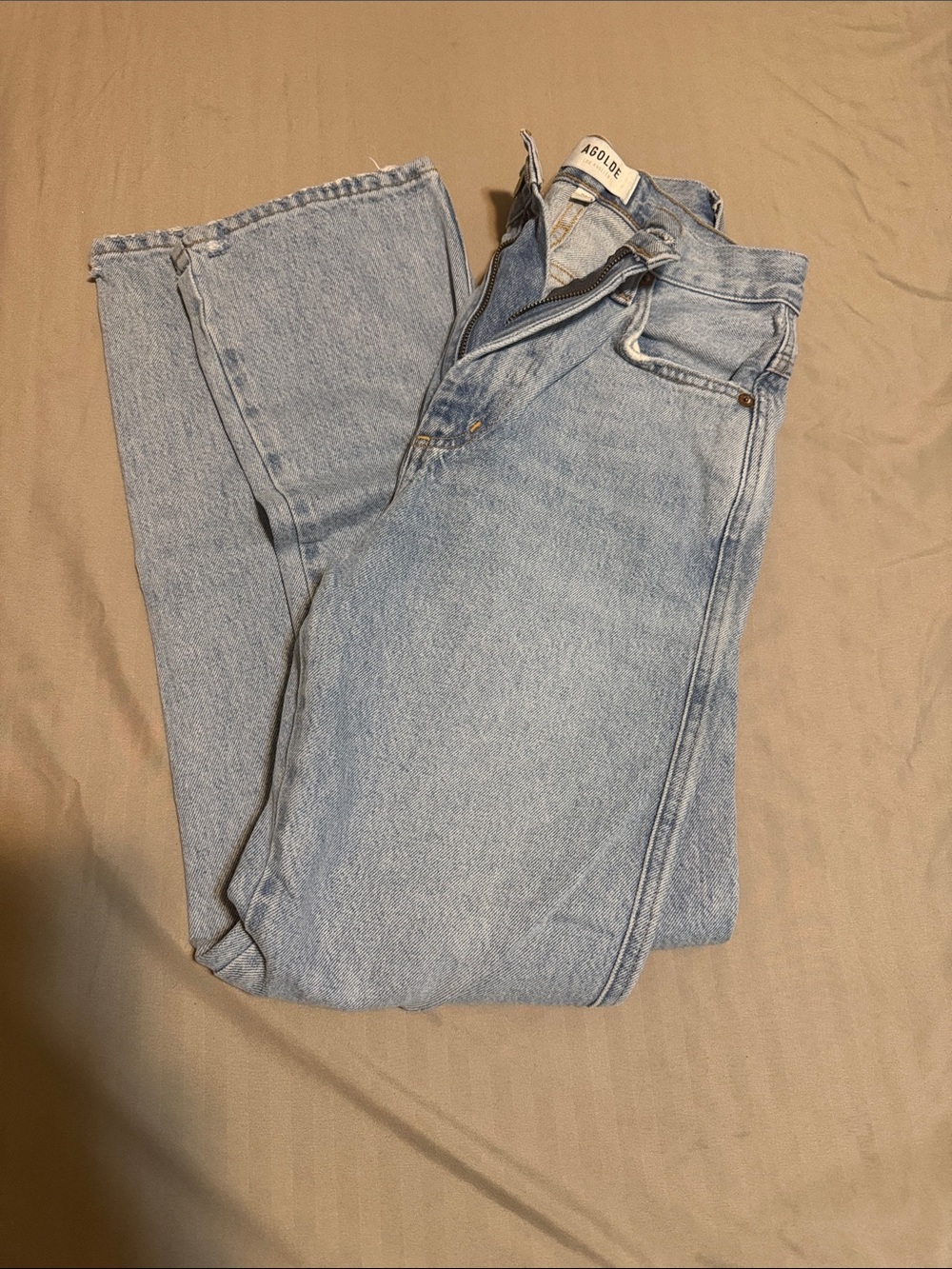 Agolde Women's Light Blue Bootcut Jeans